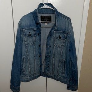 Denim blue two tone true religion size/ medium